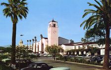 Union Station, Los Angeles, California, USA, 1953