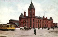 Union Station, Minneapolis, Minnesota, USA, 1910