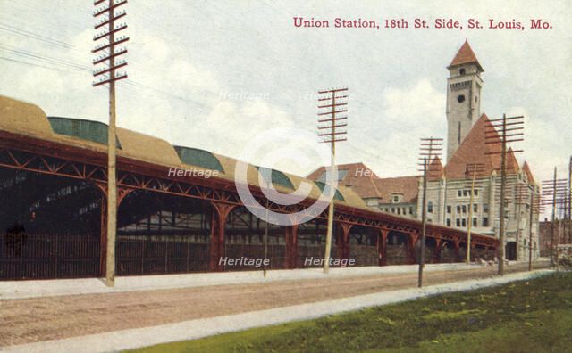 Union Station, St Louis, Missouri, USA, 1911. Artist: Unknown