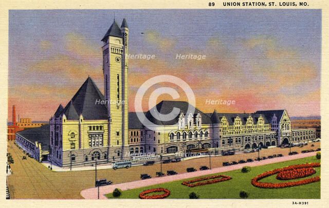 Union Station, St Louis, Missouri, USA, 1933. Artist: Unknown