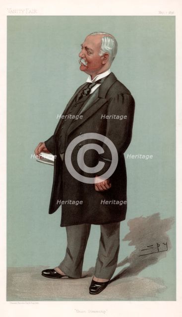 'Union Steamship' Sir Francis Henry Evans, British businessman and politician, 1896.Artist: Spy