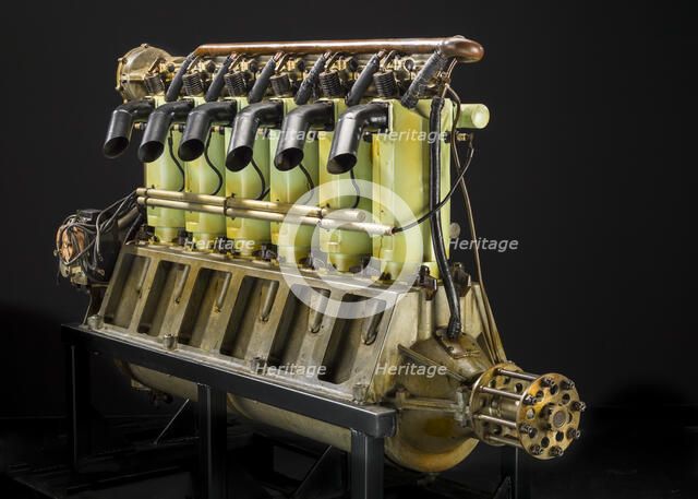 Union Type 1-6, In-line 6 Engine, ca. 1917. Creator: Union Gas Engine Company.