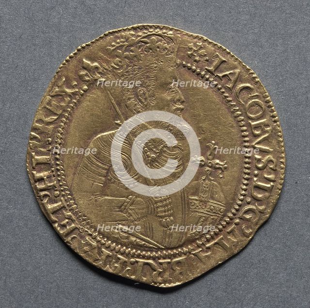 Unite (obverse), 1613-1615. Creator: Unknown.