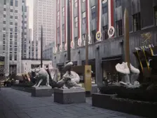 United Nations exhibit put on by OWI in Rockefeller Plaza, New York, N.Y. , 1943. Creator: Marjory Collins