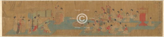 United by Music, Ming dynasty (1368-1644), 15th/16th century,??. Creators: Zhou Wenju, Unknown.