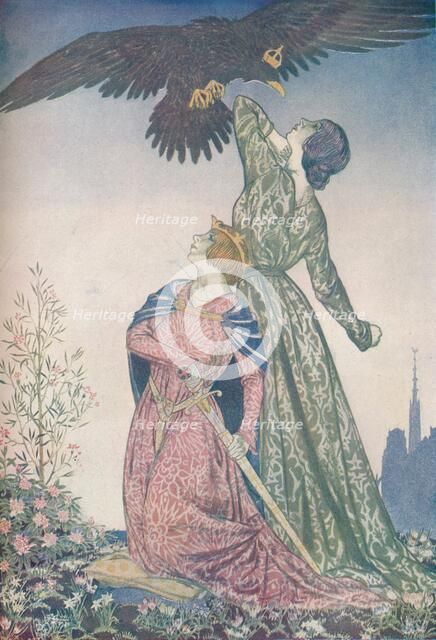 'United Defence Against Aggression', c1917. Artist: Francis Ernest Jackson.