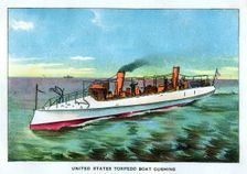 United States Torpedo boat Cushing' 1890s