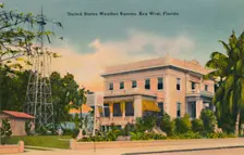 United States Weather Bureau, Key West, Florida c1940s