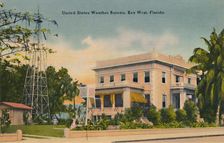 United States Weather Bureau, Key West, Florida c1940s