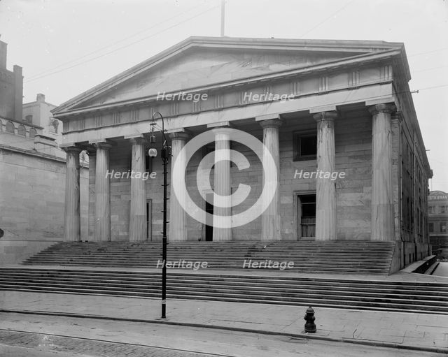 United States Custom House, Philadelphia, between 1900 and 1906. Creator: Unknown.