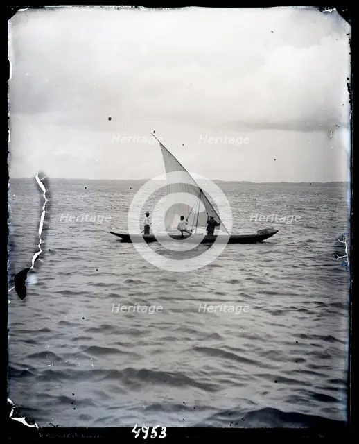 United States Fish Commission Steamer "Albatross" Circumnavigation of South America, 1888. Creator: United States National Museum Photographic Laboratory.