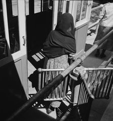 United States immigration station, El Paso, Texas, 1938. Creator: Dorothea Lange