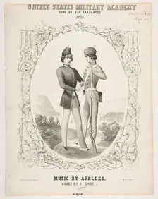 United States Military Academy: Song of the Graduates, 1852. Creator: Sarony & Co