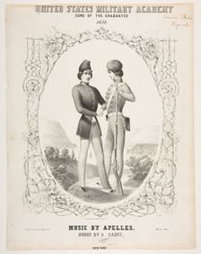 United States Military Academy: Song of the Graduates, 1852. Creator: Sarony & Co
