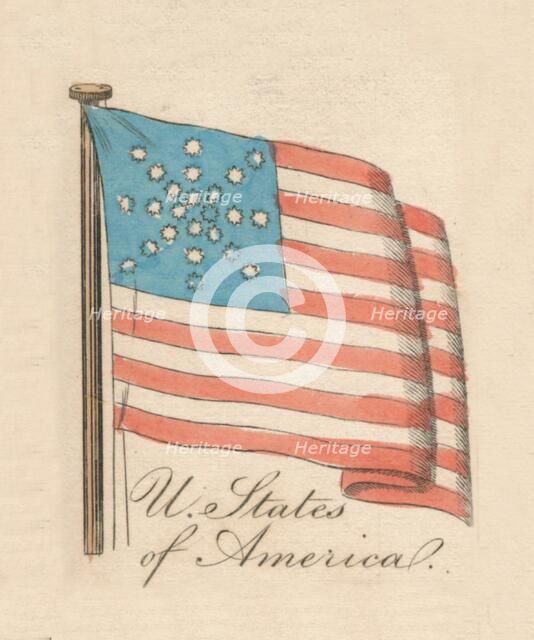 'United States of America', 1838. Artist: Unknown.