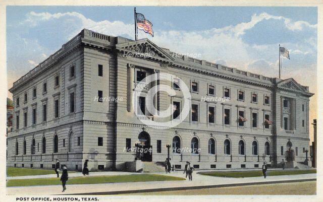 United States Post Office, Houston, Texas, USA, 1918. Artist: Unknown