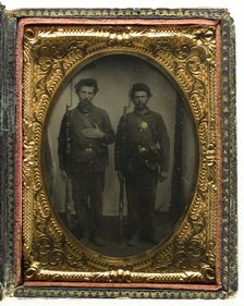 Unitlted (Two Soldiers), 1855/99. Creator: Unknown