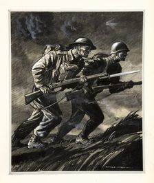 Unity of Strength - WWII poster, between 1939 and 1946. Creators: Rowland Hilder, Central Office of Information