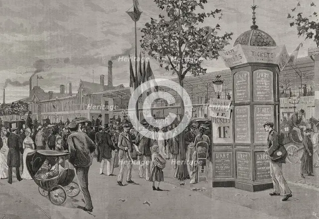 Universal Exhibition of Paris, France, 1878. Champ de Mars.  Creators: Josep Lluís Pellicer Feñé, Bernardo Rico.