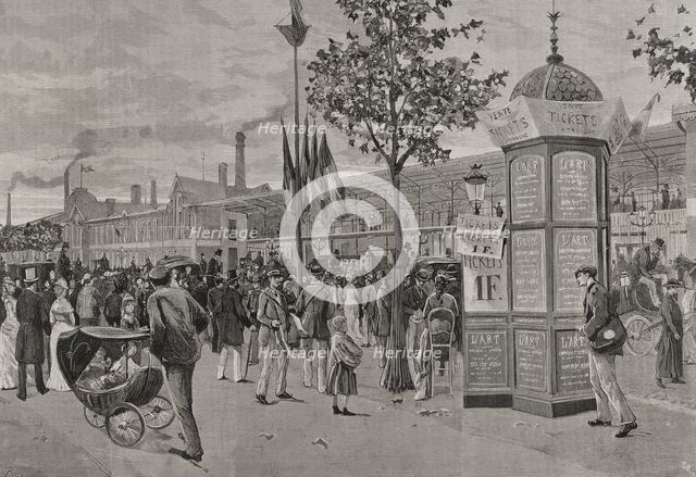 Universal Exhibition of Paris, France, 1878. Champ de Mars.  Creators: Josep Lluís Pellicer Feñé, Bernardo Rico.