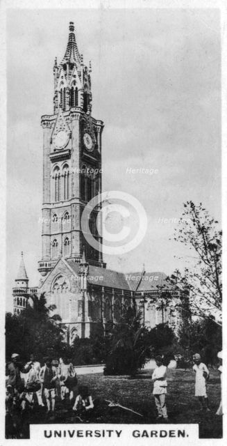 University Garden, Bombay, India, c1925. Artist: Unknown