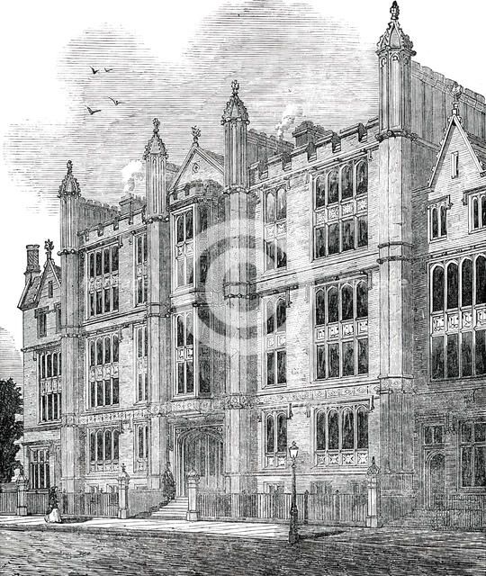 University Hall, Gordon-Square, 1850. Creator: Unknown.