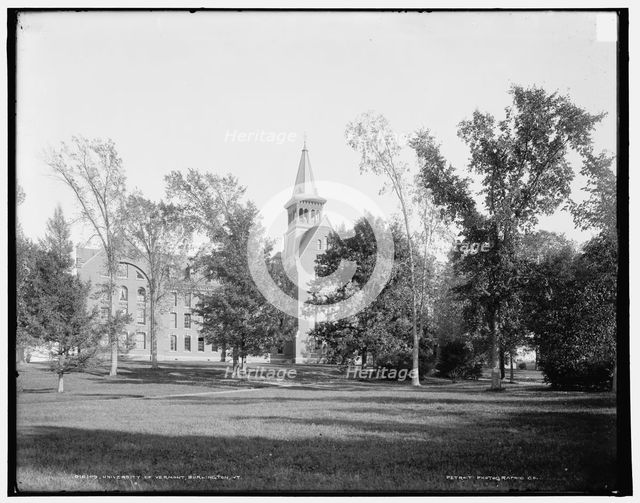 University of Vermont, Burlington, Vt., between 1900 and 1906. Creator: Unknown.