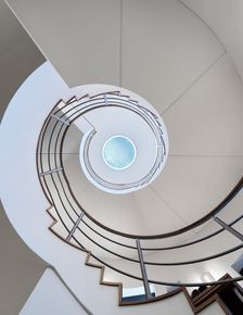 University of Cambridge, Fitzwilliam College, Olisa Library, Cambridge, Cambridgeshire, 2022. Creator: James O Davies