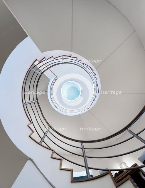 University of Cambridge, Fitzwilliam College, Olisa Library, Cambridge, Cambridgeshire, 2022. Creator: James O Davies.