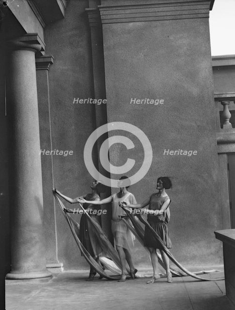 University of California at Berkeley dancers, 1927 Creator: Arnold Genthe.