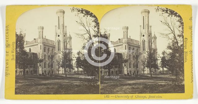 University of Chicago, front view, 1890/99. Creator: John Carbutt.