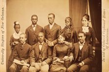 University Singers of New Orleans; In aid of Colored Orphans Home of Louisiana, c1880-c1889. Creator: L. A. Sawyer