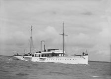Unknown vessel underway. Creator: Kirk & Sons of Cowes