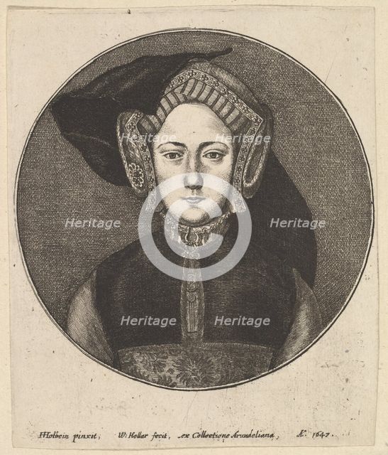 Unknown Woman, 1647. Creator: Wenceslaus Hollar.