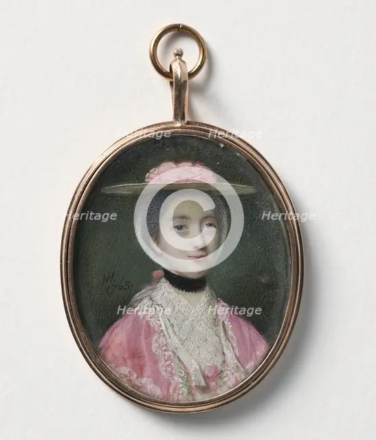 Unknown woman, 1763. Creator: Nathaniel Hone.
