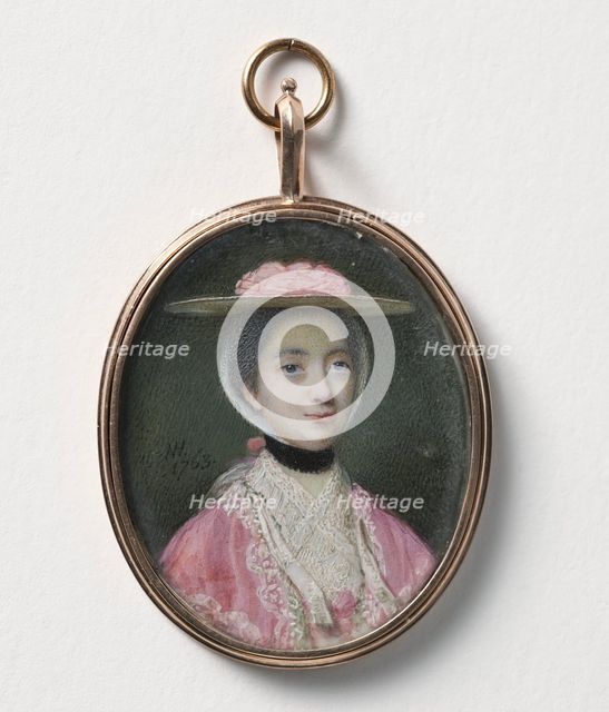 Unknown woman, 1763. Creator: Nathaniel Hone.