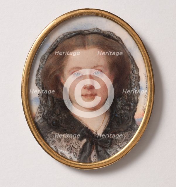 Unknown woman,  c.1850. Creator: Louise Besnard.