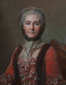 Unknown woman, called Marie Baudard de Sainte-James (1742-1782), married to Jean-Maurice..., 1761. Creator: Jean Valade