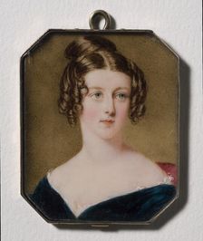 Unknown woman, early-mid 19th century. Creator: William Egley