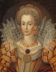 Unknown woman, formerly called Cecilia Vasa, 1540-1627, Princess of Sweden, c.1625. Creator: Anon