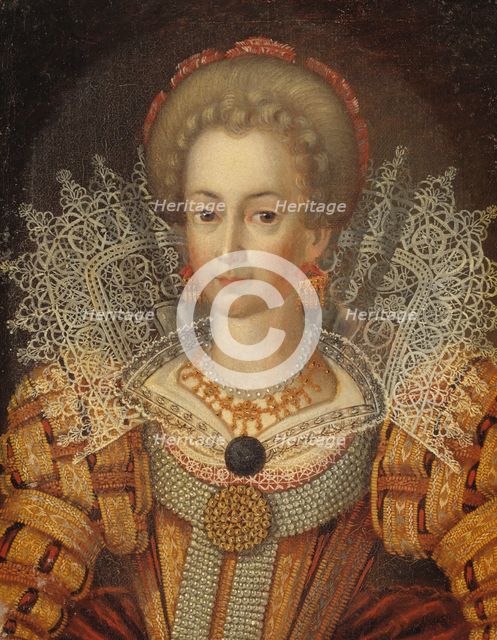 Unknown woman, formerly called Cecilia Vasa, 1540-1627, Princess of Sweden,  c.1625. Creator: Anon.