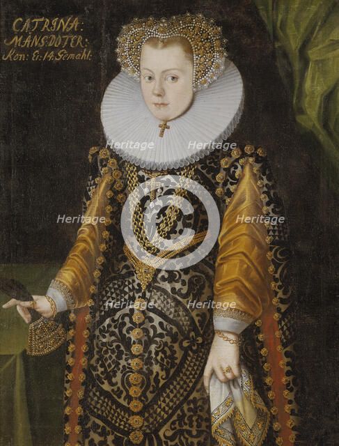 Unknown woman, formerly called Elisabet, 1549-1597, Princess of Sweden, 1580. Creator: Anon.