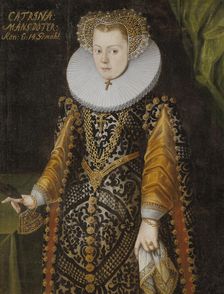 Unknown woman, formerly called Elisabet, 1549-1597, Princess of Sweden, 1580. Creator: Anon