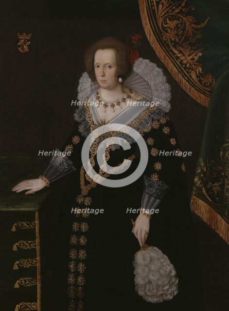 Unknown woman, formerly known as Sofia Gyllenhielm, 17th century. Creator: Jacob Heinrich Elbfas.