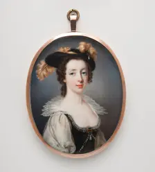 Unknown woman in 17th century costume, early-mid 19th century. Creator: John Cox Dillman Engleheart
