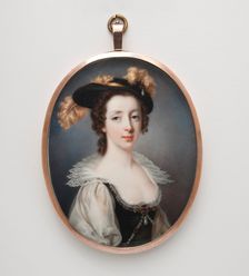 Unknown woman in 17th century costume, early-mid 19th century. Creator: John Cox Dillman Engleheart