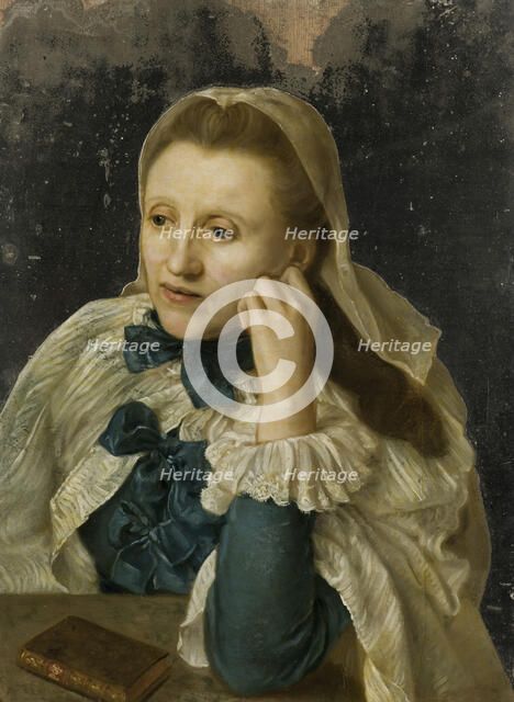 Unknown woman, possibly Anna Charlotta Kruuse af Verchou (1689-1766), 18th century. Creator: Anders Bergius.