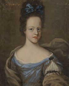 Unknown woman, probably Maria Elisabet, 1678-1755, c18th century. Creator: Anon