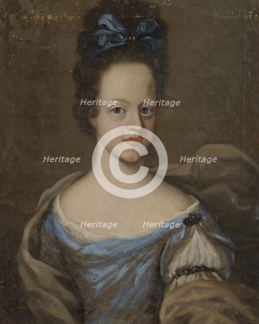 Unknown woman, probably Maria Elisabet, 1678-1755, c18th century. Creator: Anon.