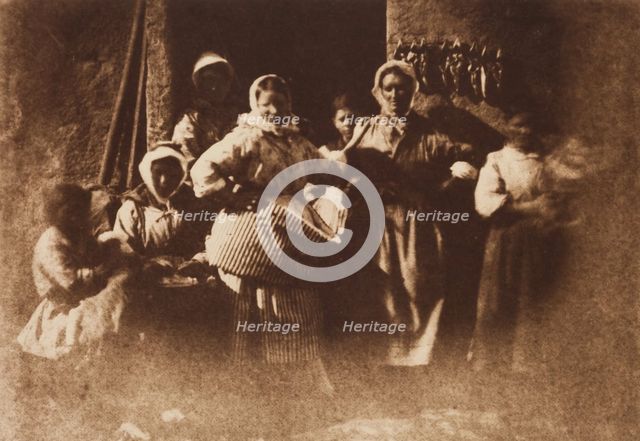 Unknown Women, between 1843 and 1847. Creators: David Octavius Hill, Robert Adamson, Hill & Adamson.